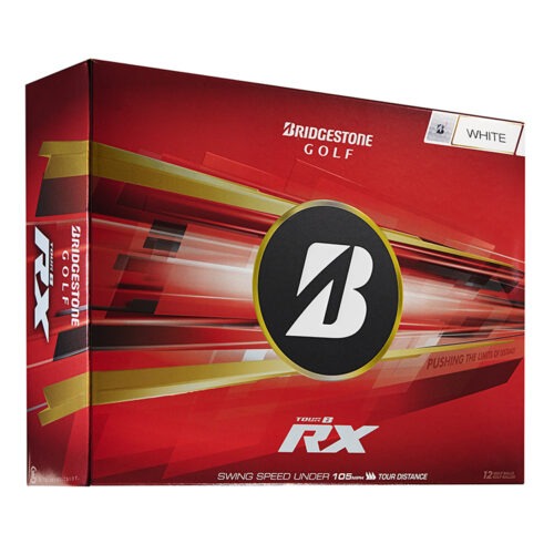 Bridgestone Tour B RX (White, Logo- 7-8_ Diameter, None)