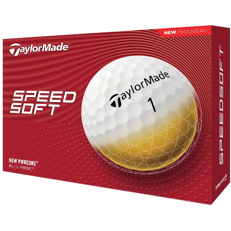 TaylorMade SpeedSoft Custom Logo Golf Balls 1 TaylorMade SpeedSoft Custom Logo Golf Balls